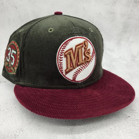 Topperz Seattle Mariners Corduroy 'Vintage Color Flip'