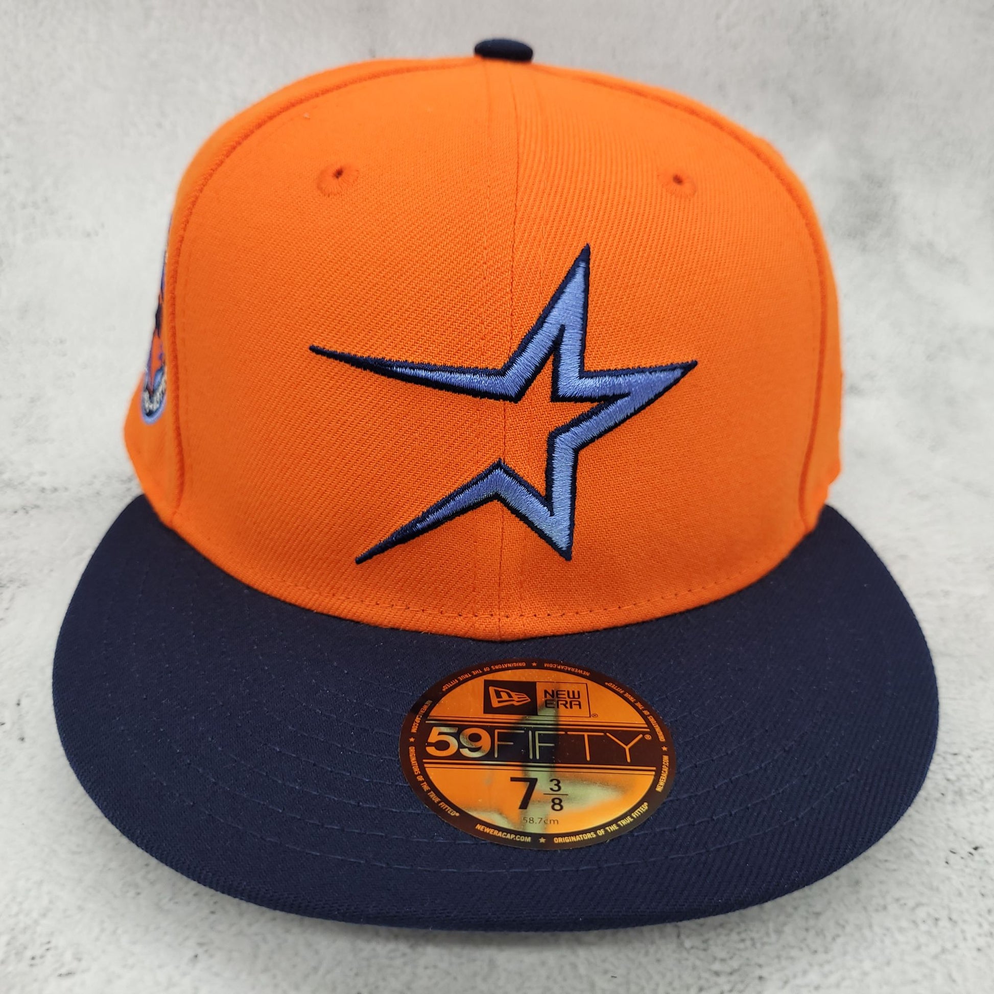 Hat Club Orange Crush Astros Colt 45s Patch 7 3/8 New Era 59FIFTY Hat