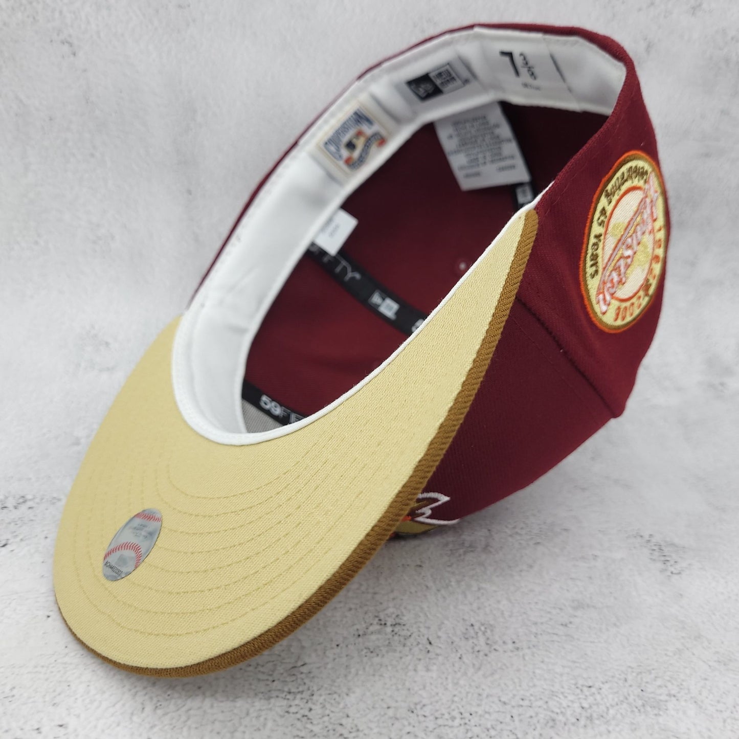 Exclusive Fitteds Houston Astros 'Burgundy Peanut Vegas Gold'