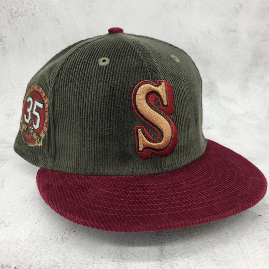 Topperz Seattle Mariners Corduroy 'Vintage Color Flip'