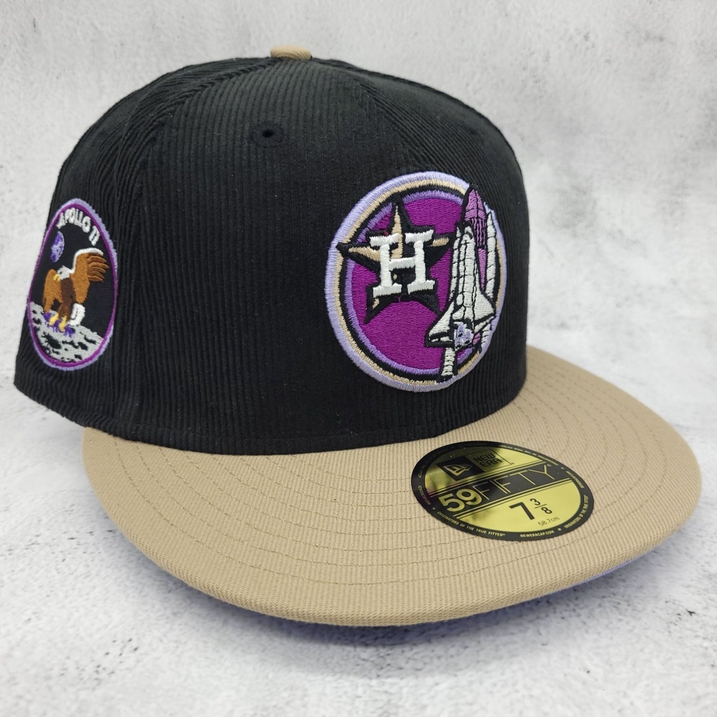 Exclusive Fitted Astros Black Cord 'Apollo 11'