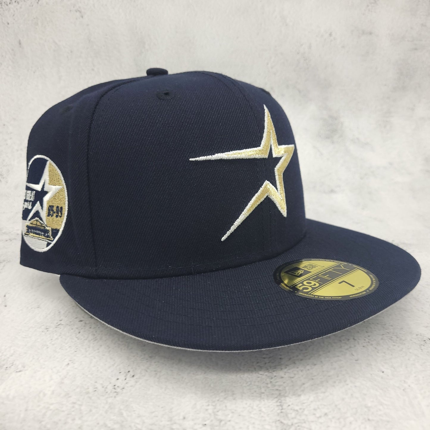 Hat Club Houston Astros Navy, Metallic Gold & Grey UV