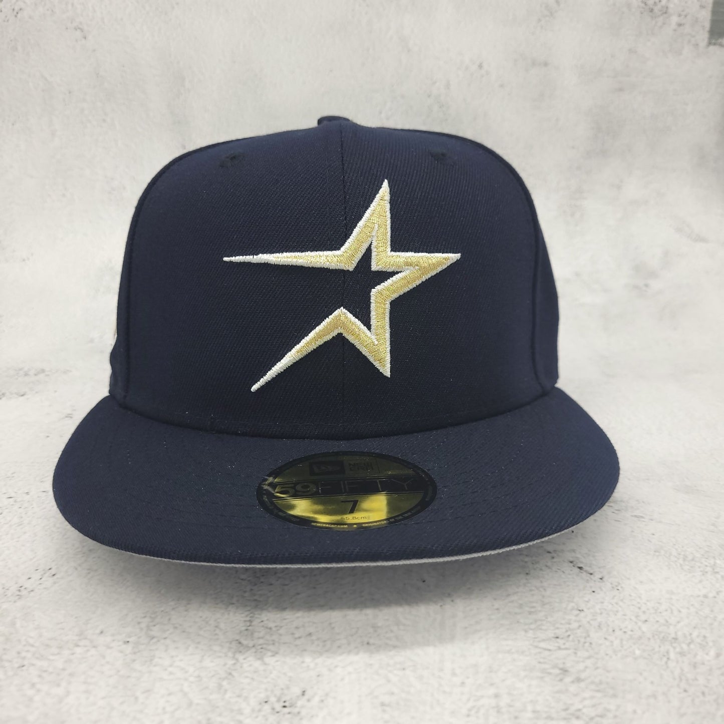 Hat Club Houston Astros Navy, Metallic Gold & Grey UV