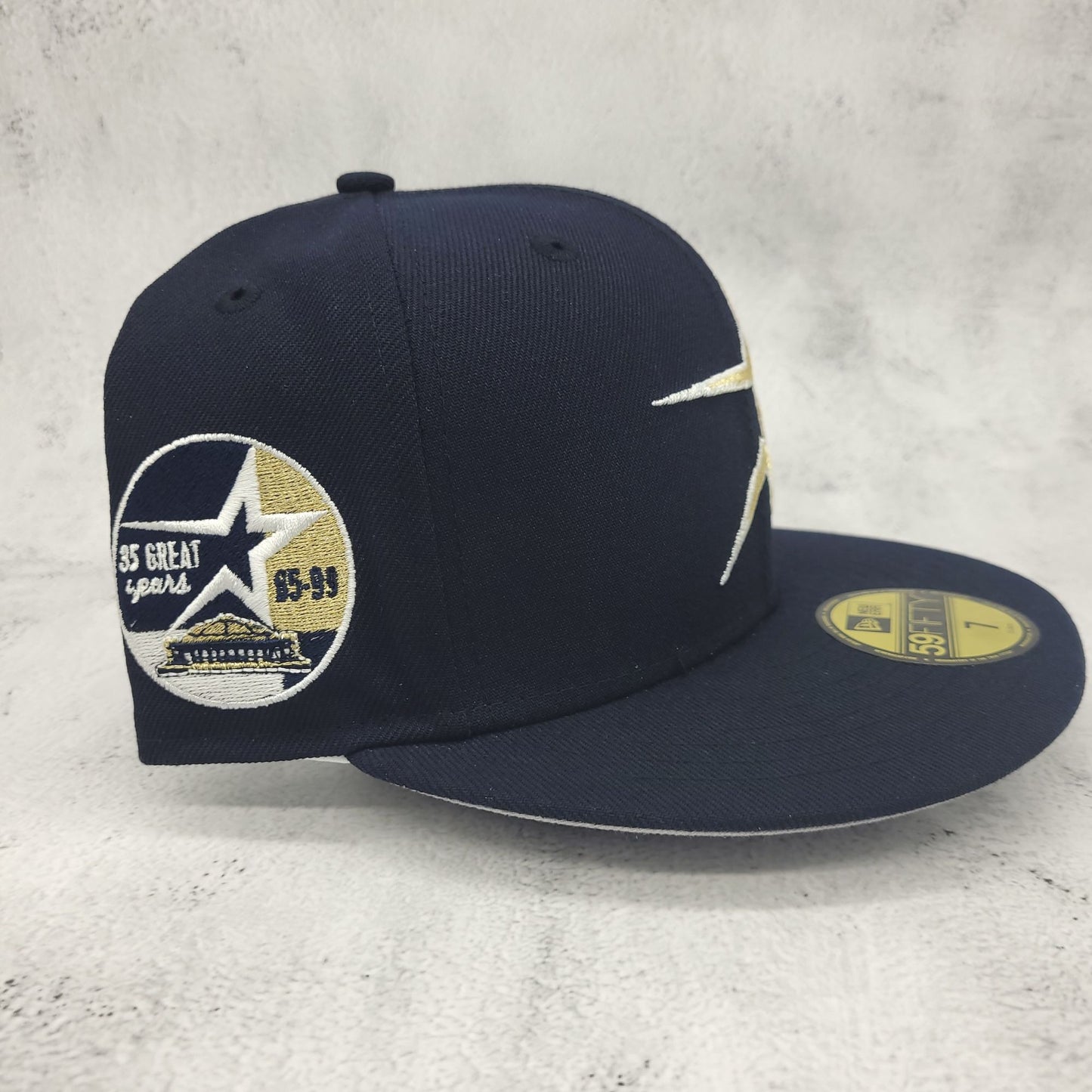 Hat Club Houston Astros Navy, Metallic Gold & Grey UV