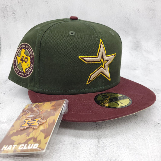 Hat Club Houston Astros 'Fall Tones' w/ pin