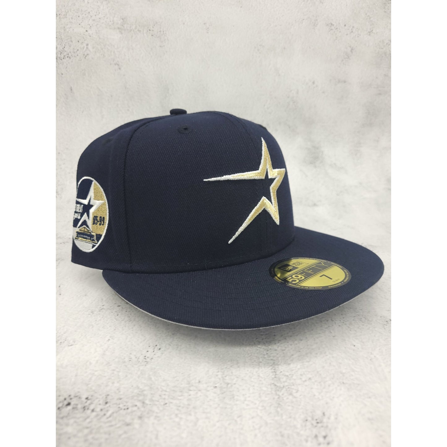 Hat Club Houston Astros Navy, Metallic Gold & Grey UV